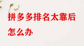 拼多多代運營